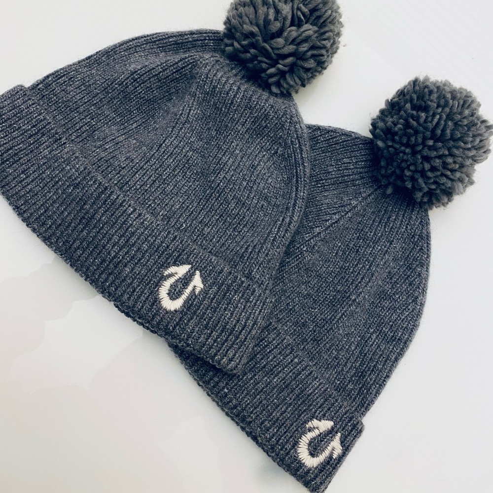 BNWT TRUE RELIGIOUS WOOL HAT GREY